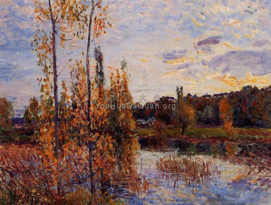 L'Etang de Chevreuil - 阿尔弗莱德·西斯莱